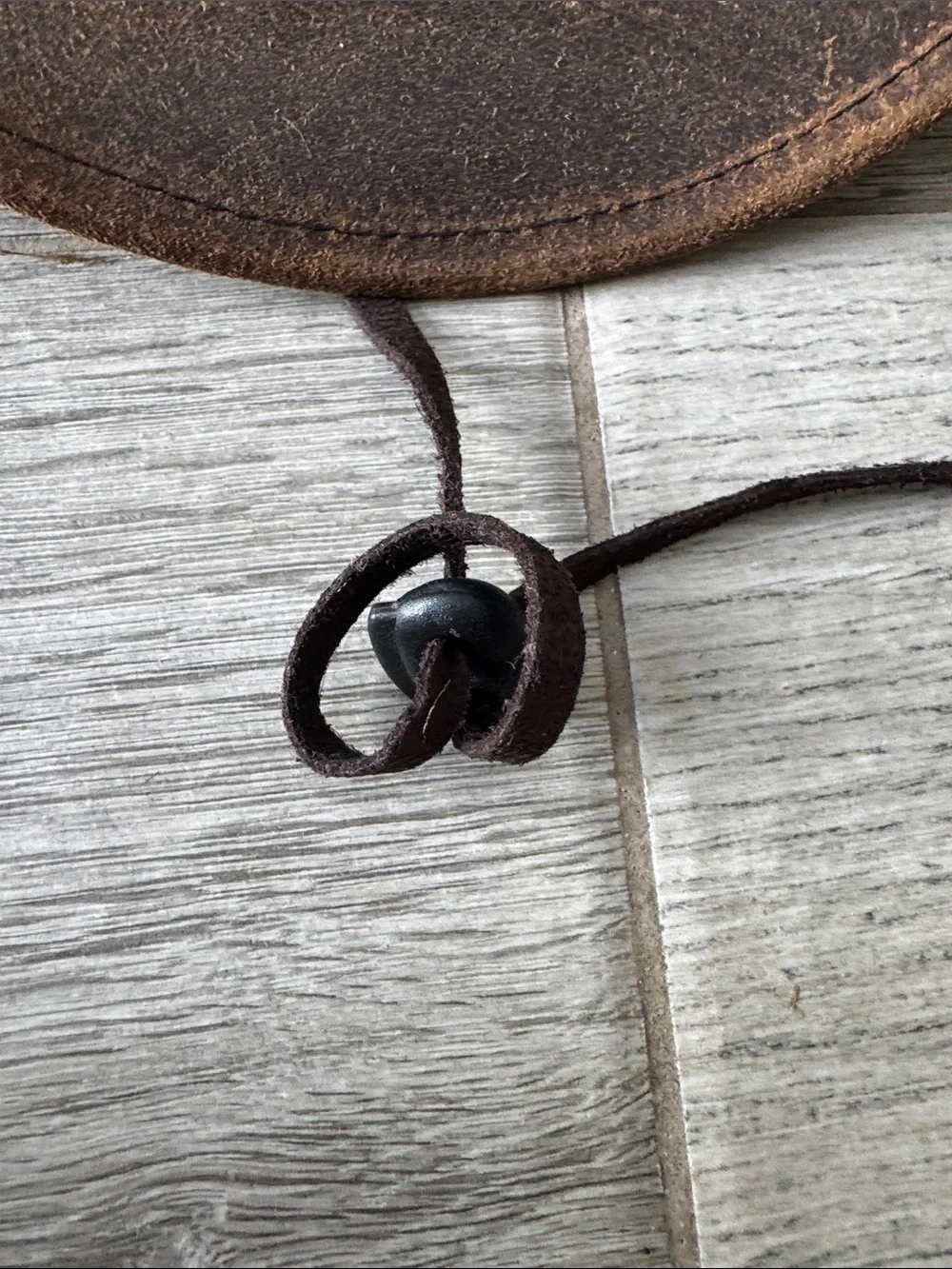 Brown Leather Western cowboy Hat with Feather Accent